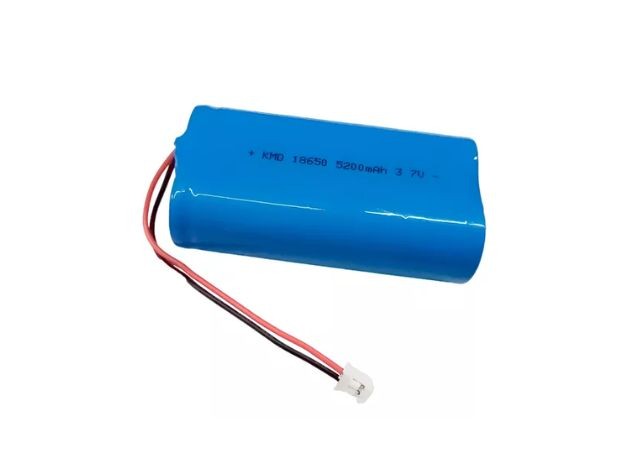 &u+  BATERIA PILA RECARGABLES 18650 DOBLE 5200 MAH 3,7V + CONECTOR